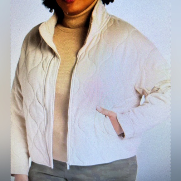Sanctuary Jackets & Blazers - Sanctuary Padded Quilted Full Zip Jacket in Toasted Marshmallow/Tan - Sz 2X -NWT
